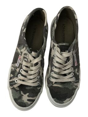 Superga women's Camouflage Canvas Sneakers - size 9